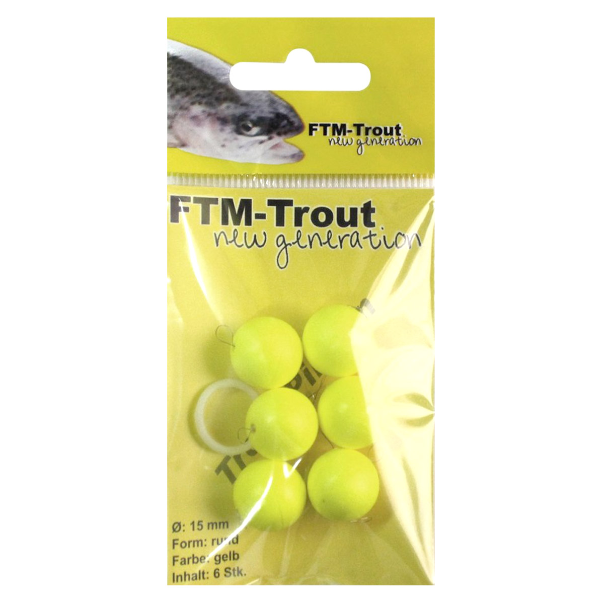 FTM Trout Pilot Round Yellow