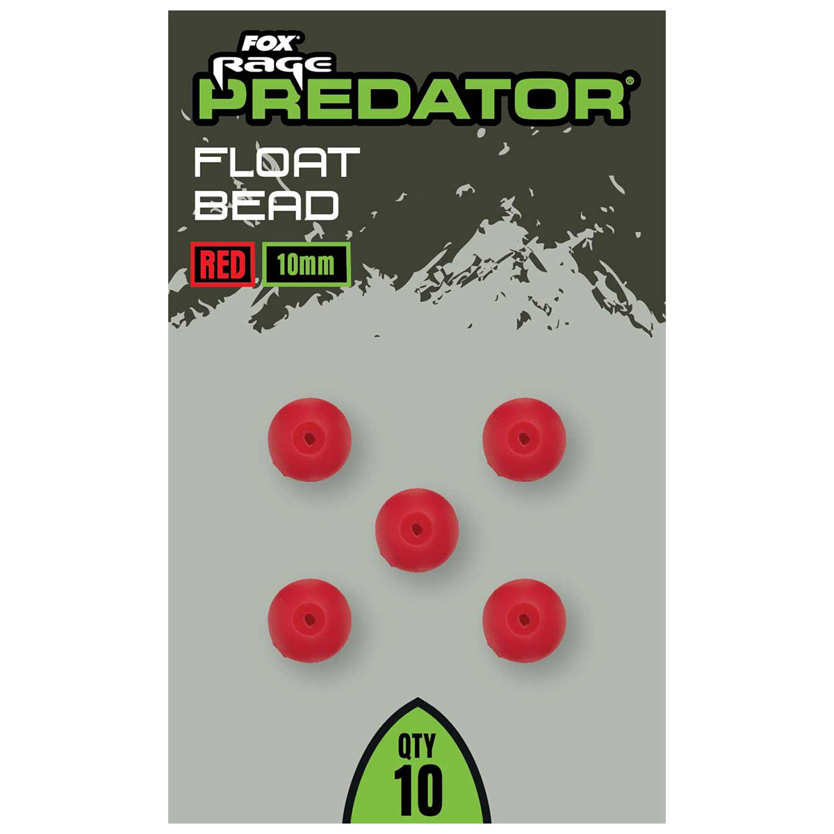 Perles flottantes Fox Rage Predator Red