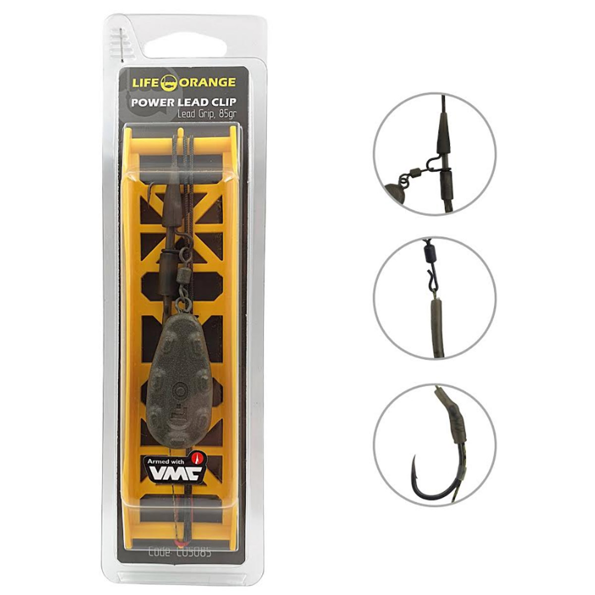 Life Orange Power Clip Grip Carp Rig