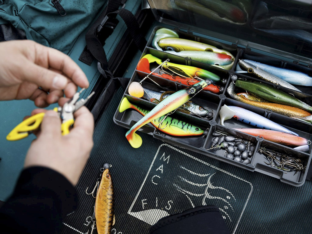 Kunstaas voor het vissen op (grote) snoek