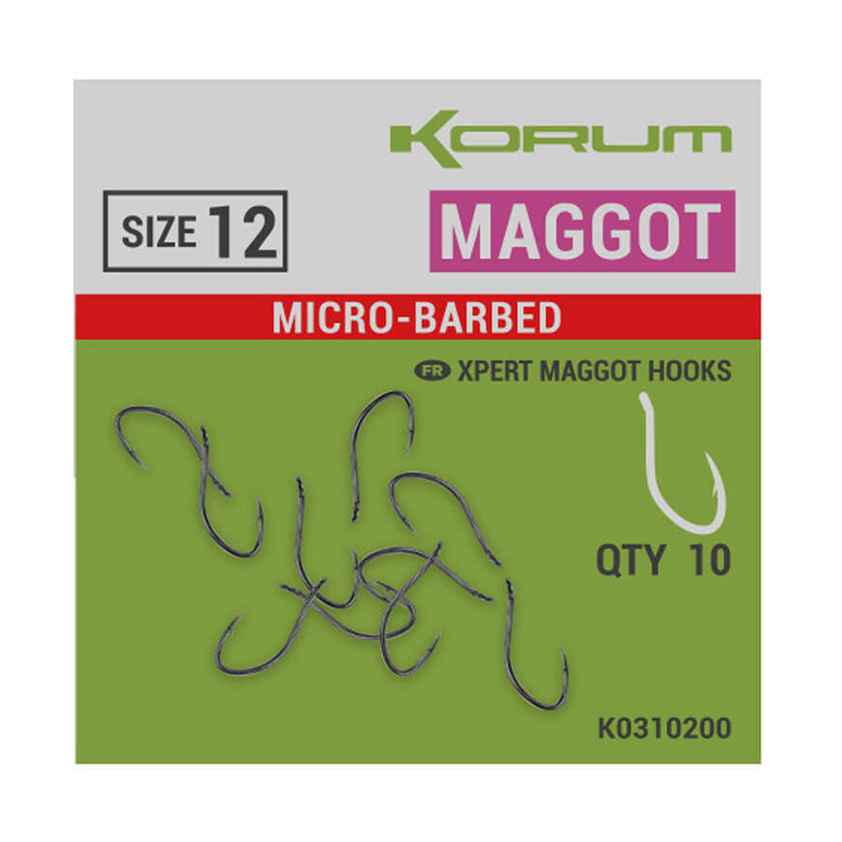Korum Xpert Maggot Barbed