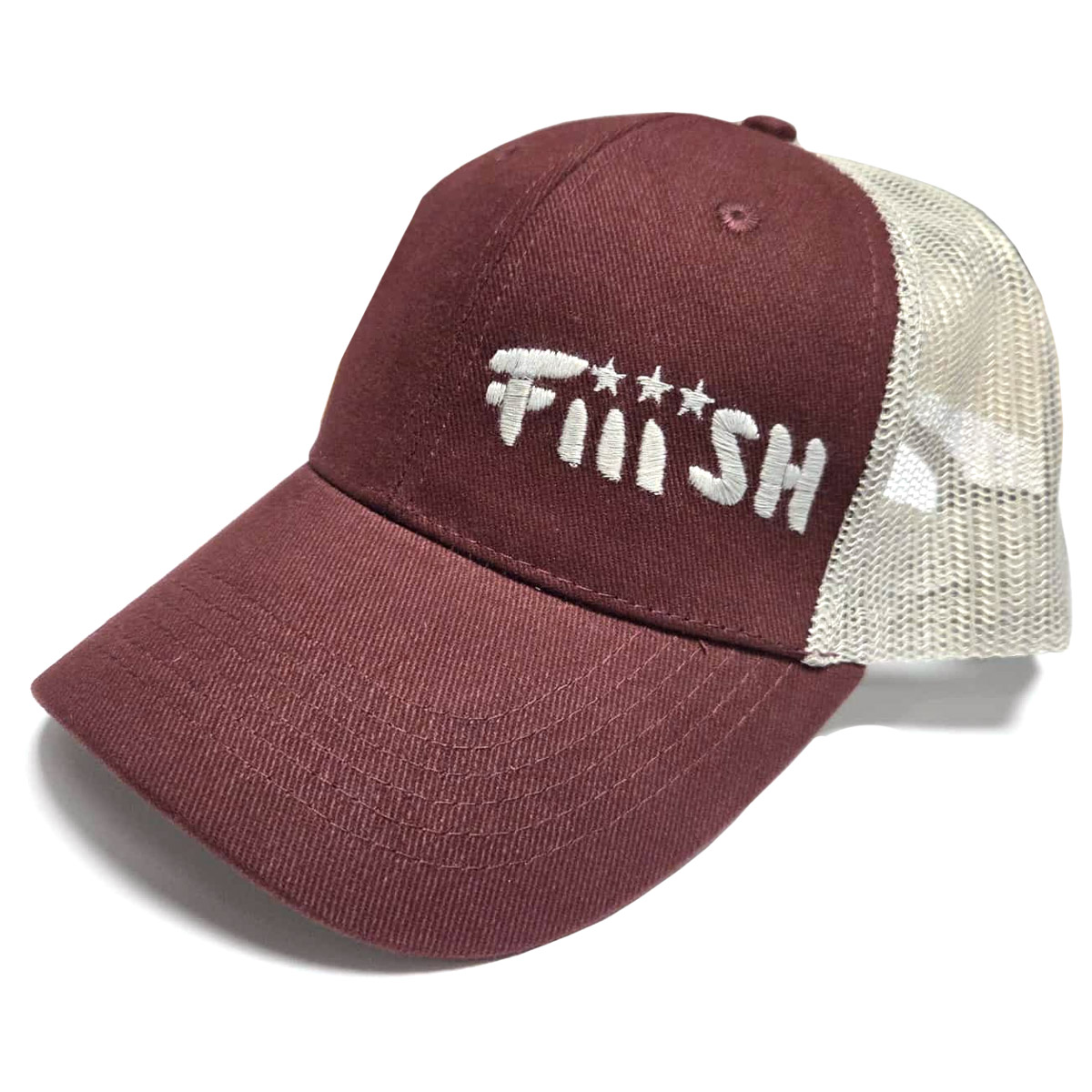 Fiiish Trucker Cap - Red Grey