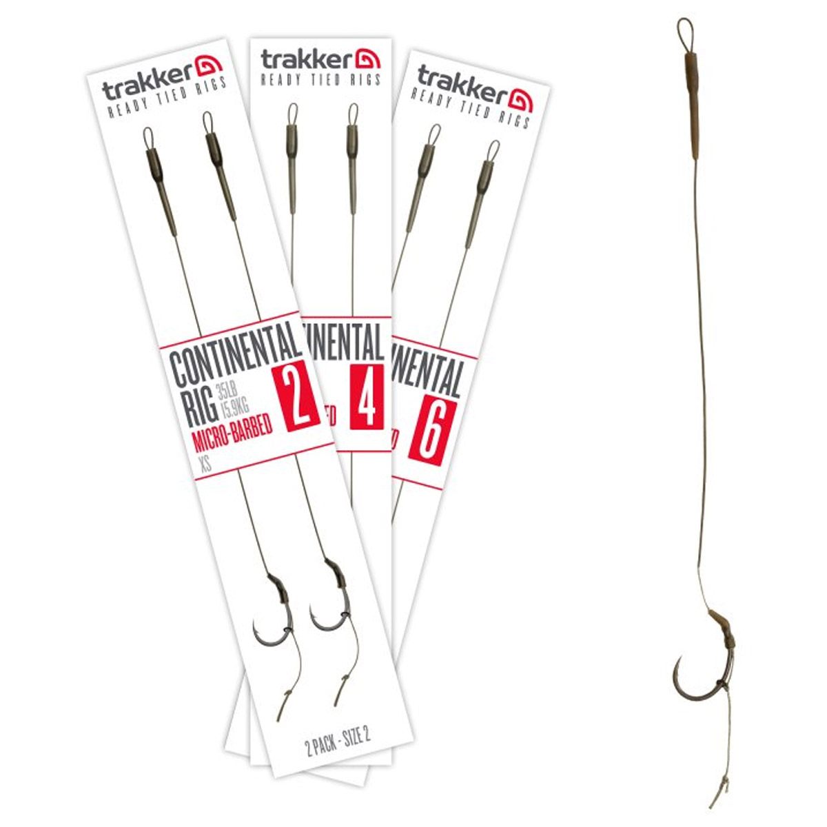 Trakker Continental Rigs - Barbed