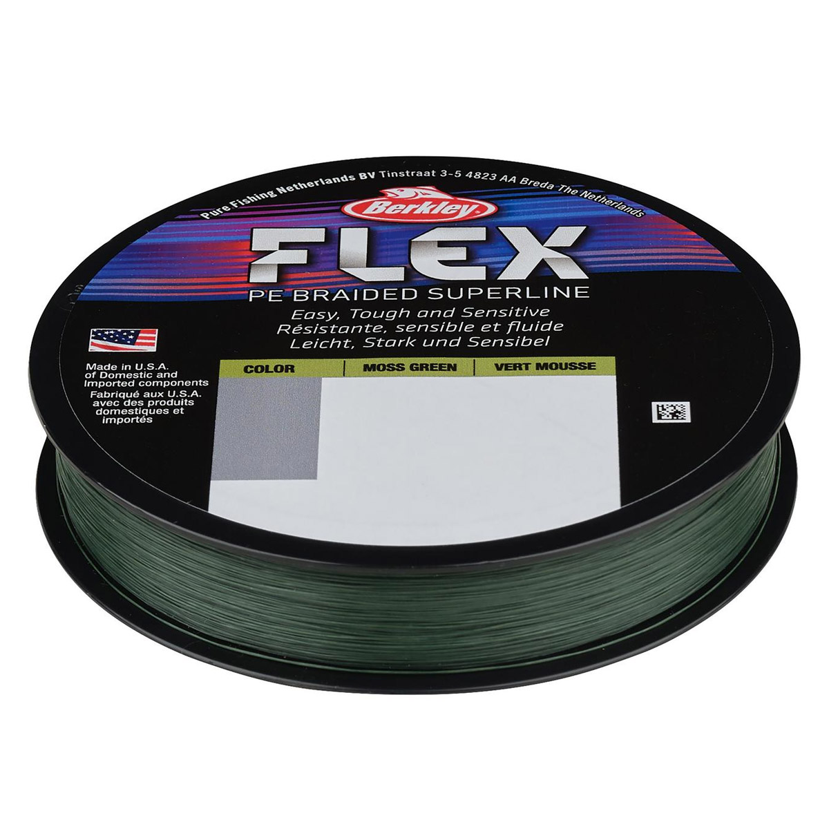 Berkley Flex Braid Moss Green 135 Meter -  0.12 mm -  0.14 mm -  0.22 mm -  0.25 mm -  0.18 mm -  0.20 mm