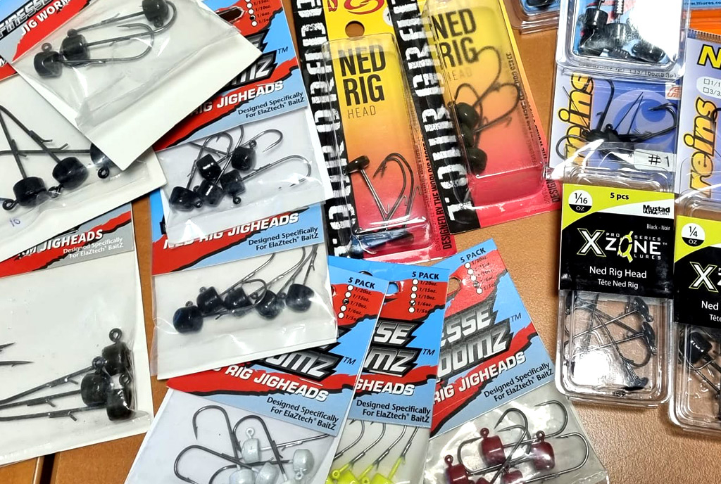 Mushroom heads gebruik je voor Ned Rigs