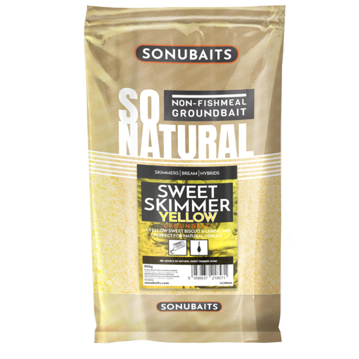 Sonubaits So Natural Sweet Skimmer Yellow 900 Gram