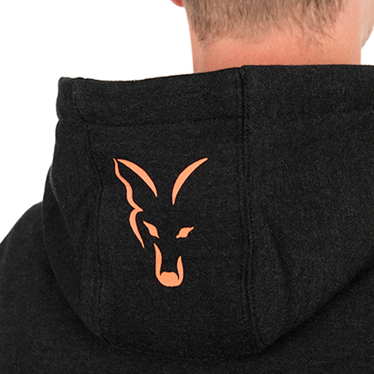 Fox Collection  Hoody Black & Orange
