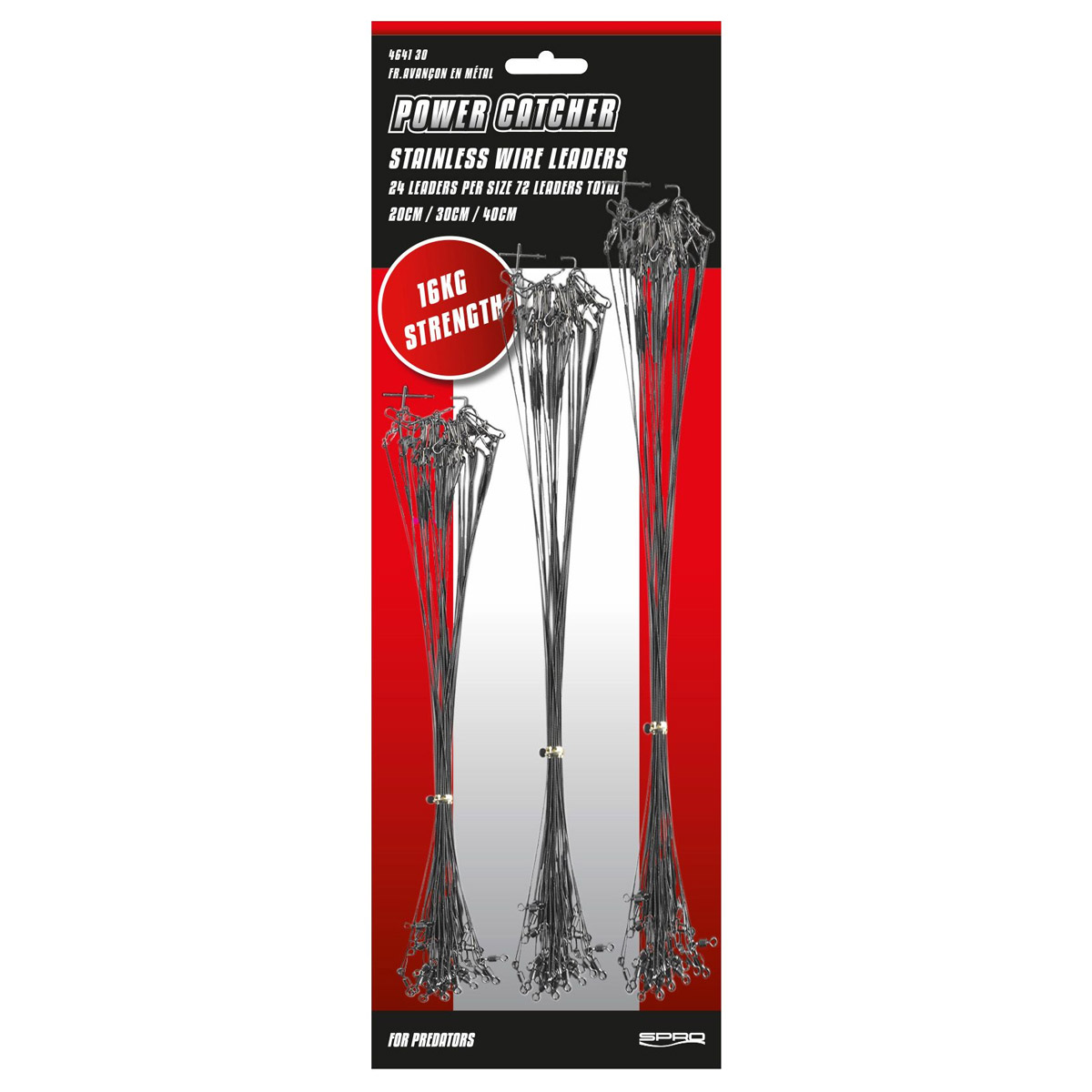 Spro Power Catcher Wire Leaders 12 kg 72 Stuks