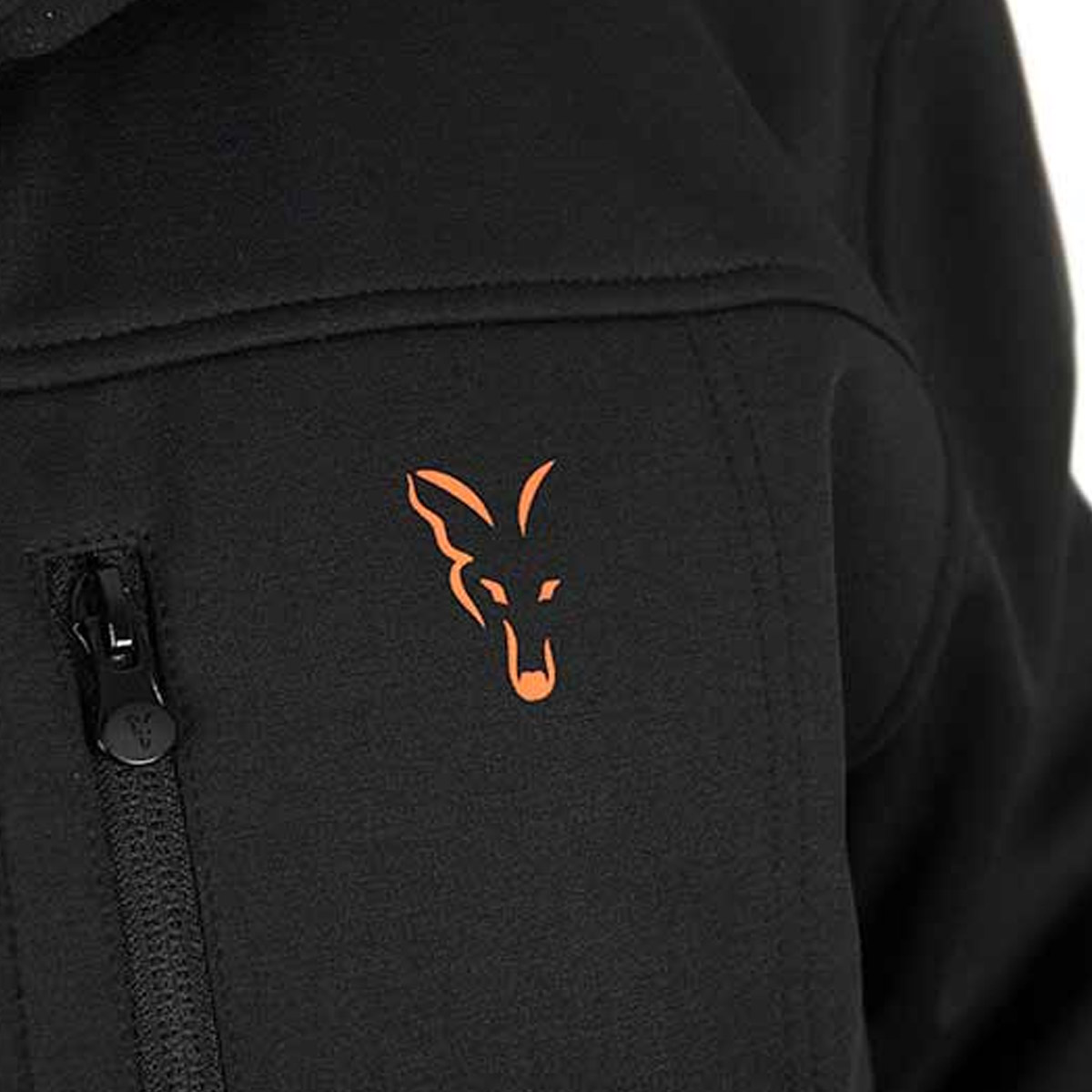 Fox Collection Soft Shell Jacket Black & Orange