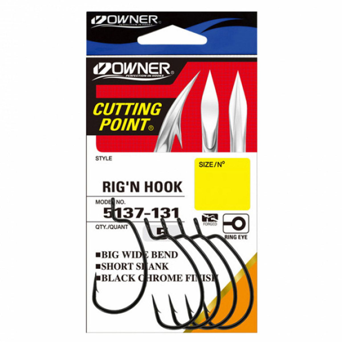 Owner 5137 Rig'n Offset Hook 