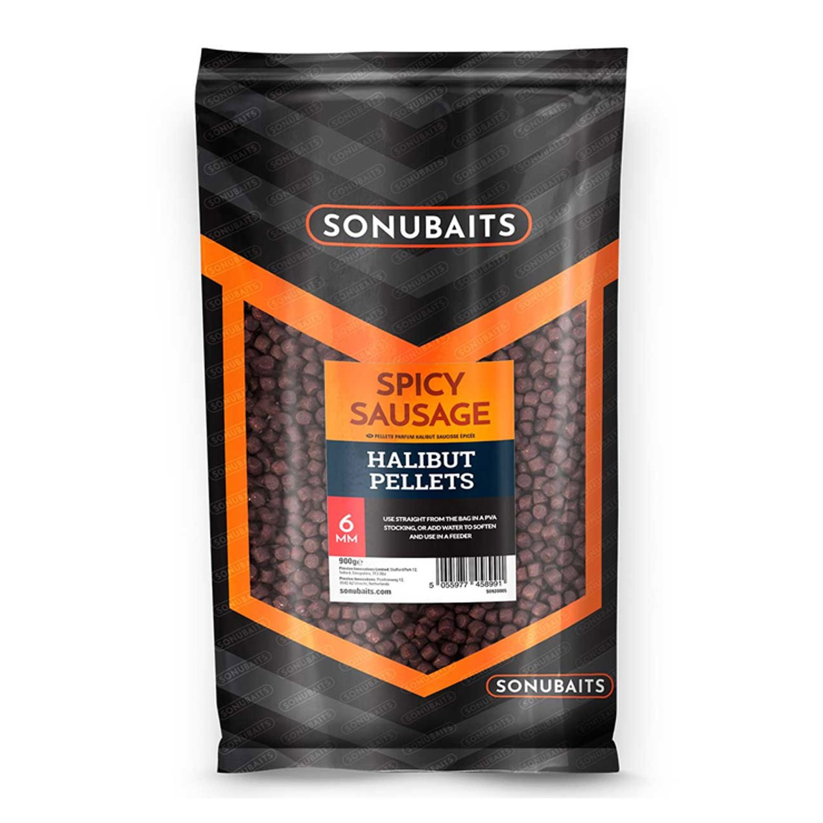 Sonubaits Spicy Sausage Halibut Pellets
