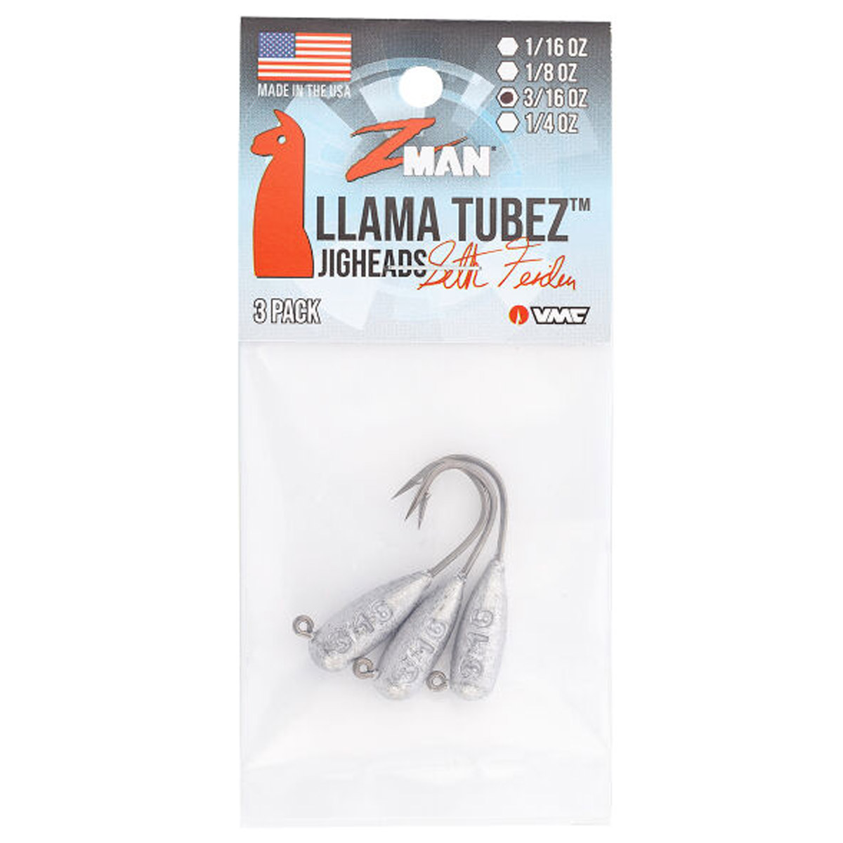 Zman 2" Llama TubeZ Jigheads