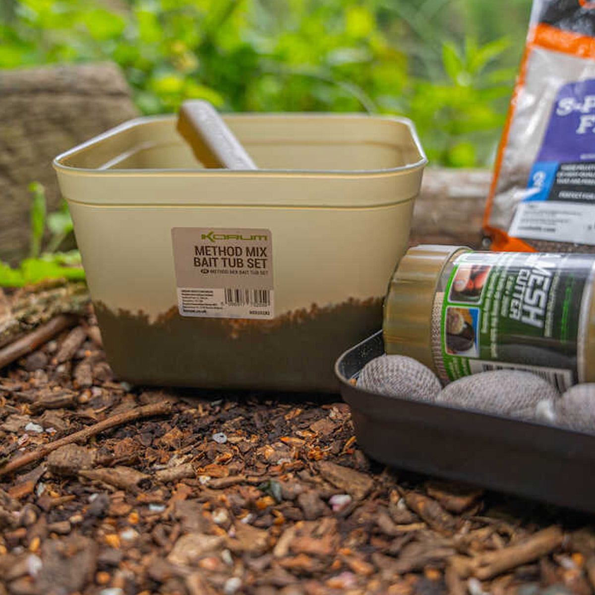 Korum Method Mix Bait Tub Set