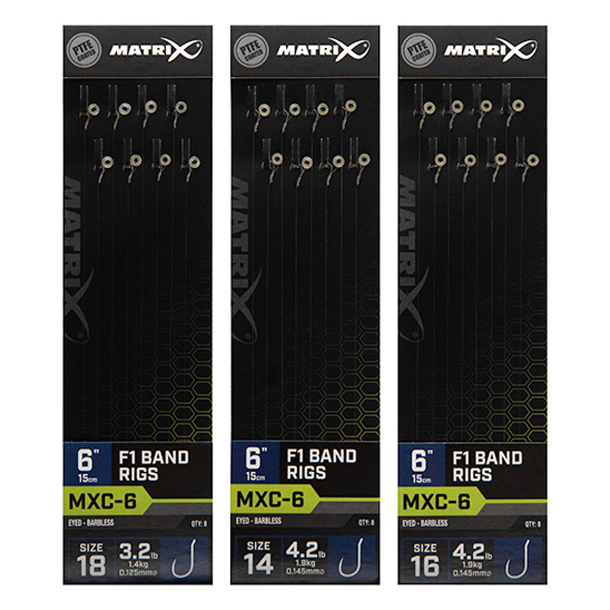 Matrix MXC-6 6" Barbless F1 Bands