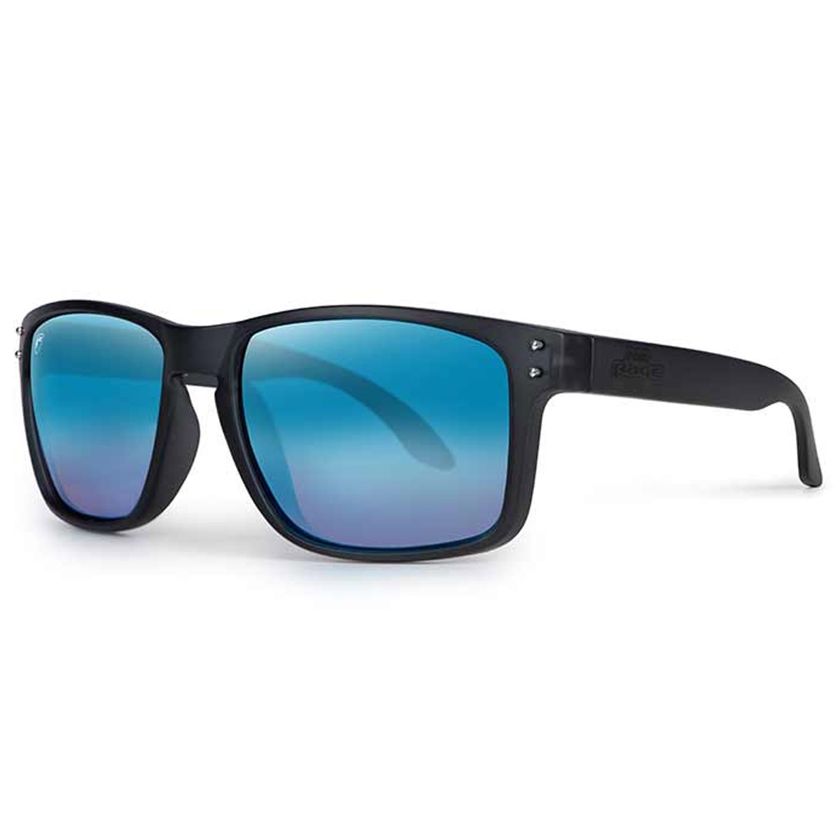 Fox Rage Transparent Blue Mirror / Black Brown Lens Sunglasses