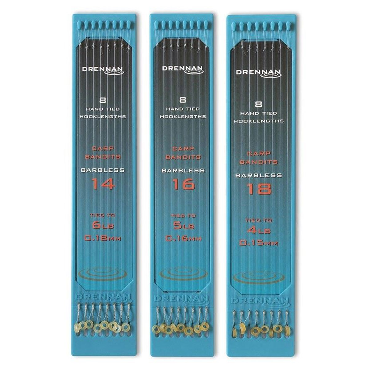 Drennan Hooklength Plate Barbless Carp Bandits