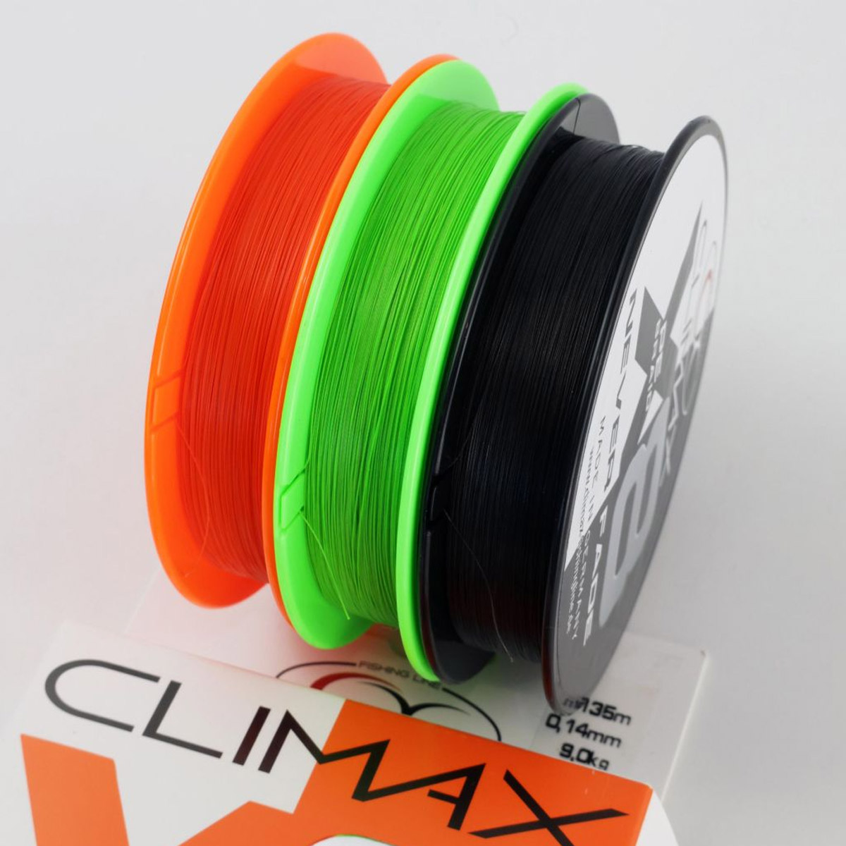 Climax X8 Never Fade Baitcast PE Braid - Black