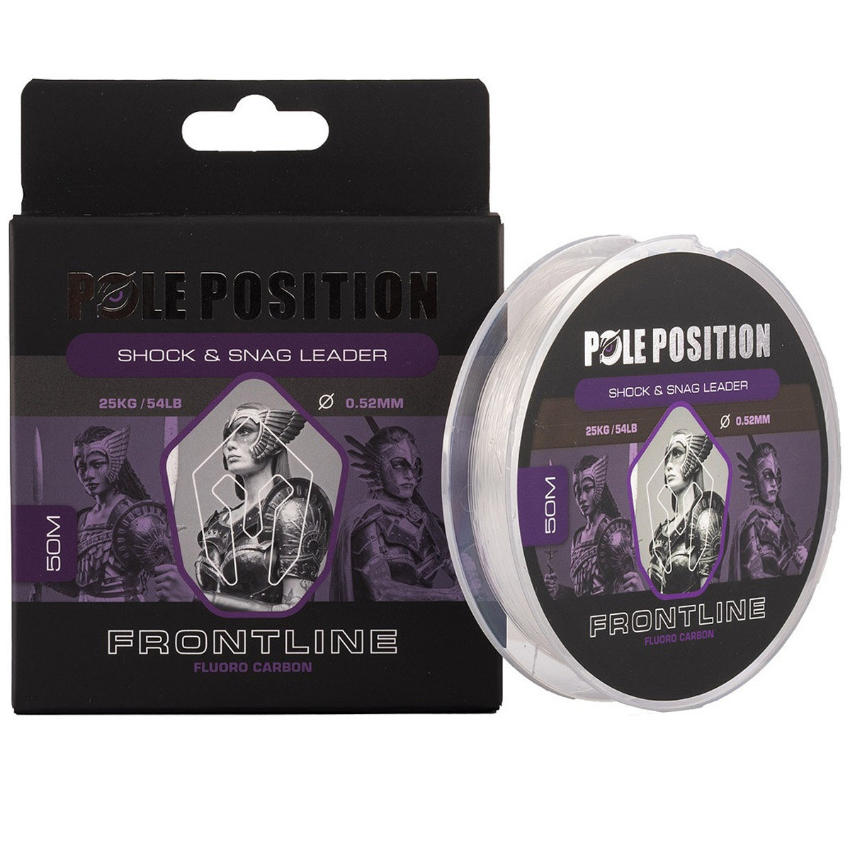 Pole Position Frontline Fluoro Carbon Shock & Snag Leader 50 Meter