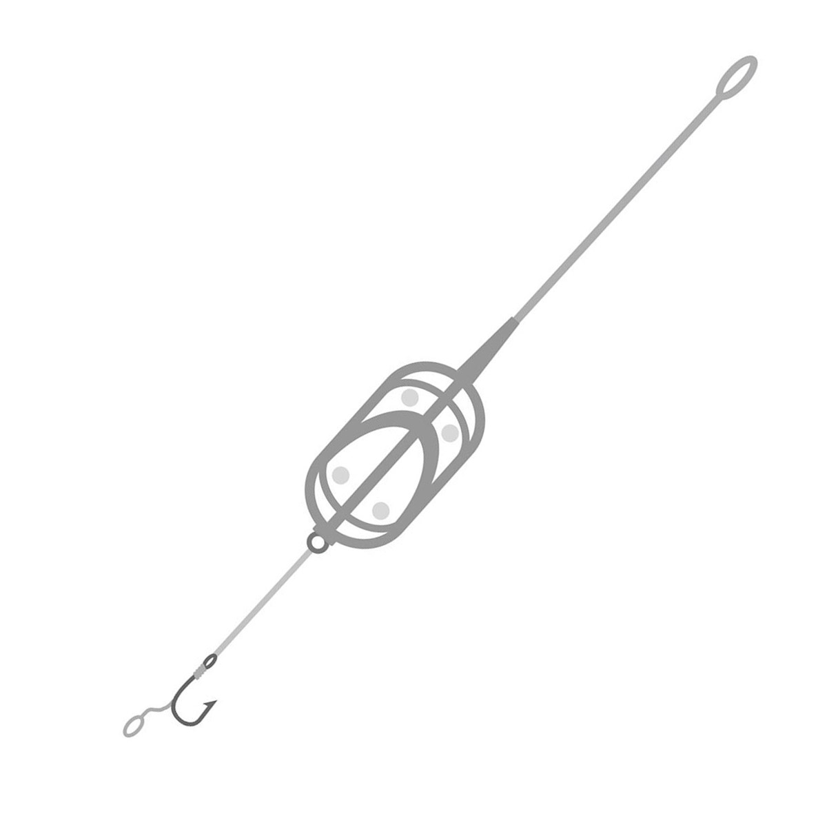 Orange Inline Carp Rig Arc Flat 