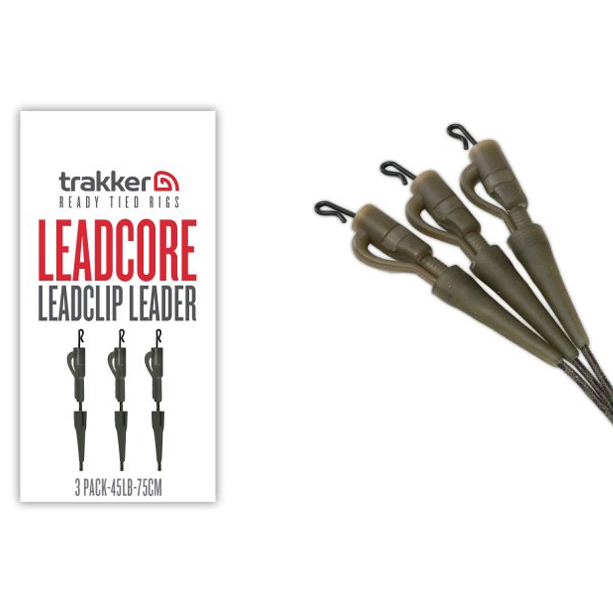 Trakker Leadcore Leadclip Leader 3 Pack