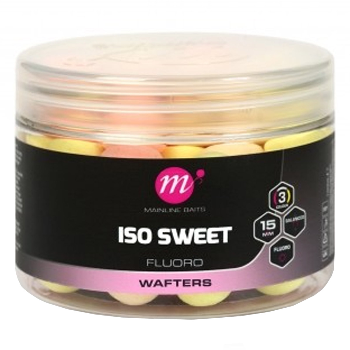 Mainline Fluoro Wafters Pink, Yellow, White ISO Sweet