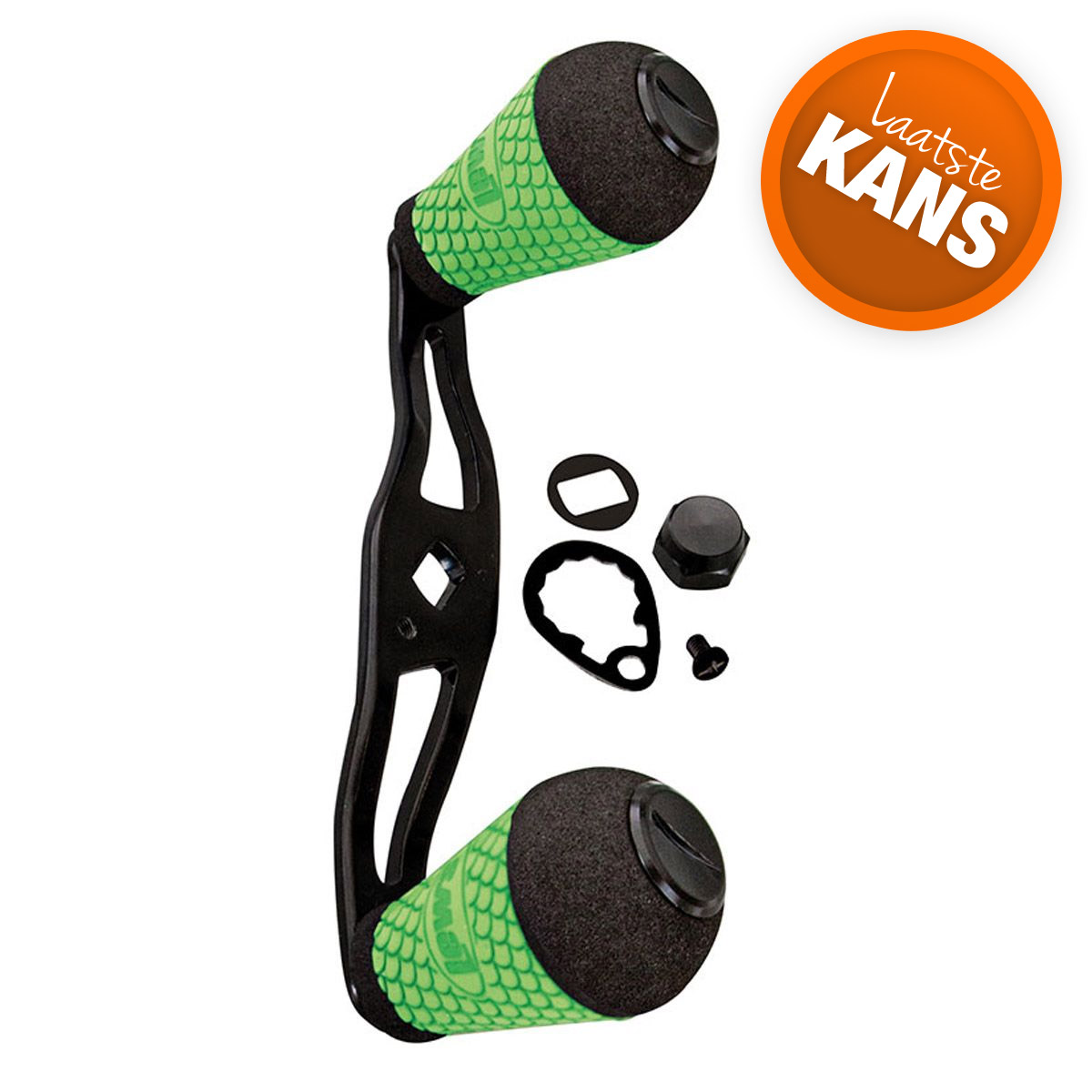 Lew's Aluminium Chartreuse Winn Grip Handle