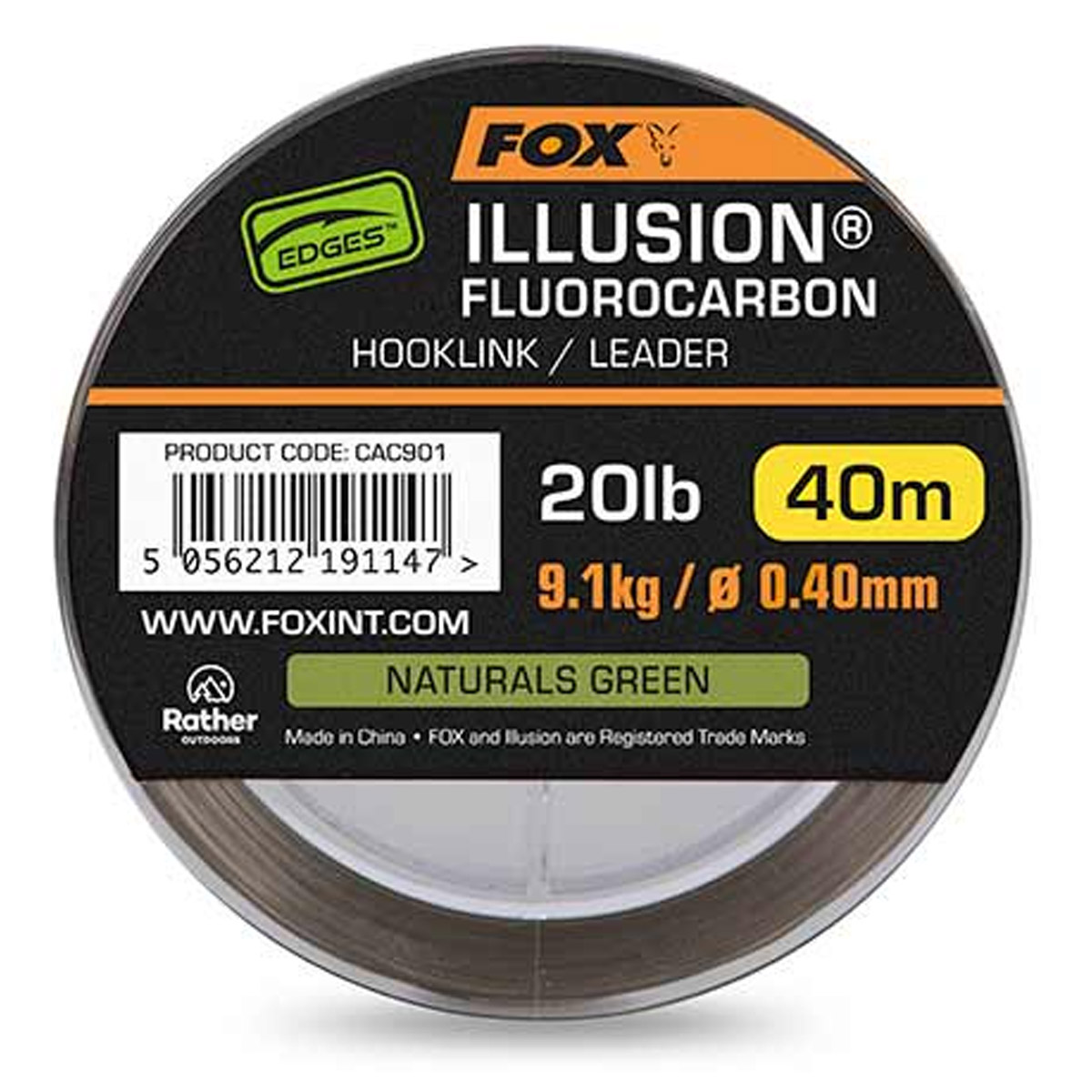 Fox Illusion Fluorocarbon Hooklink / Leader
