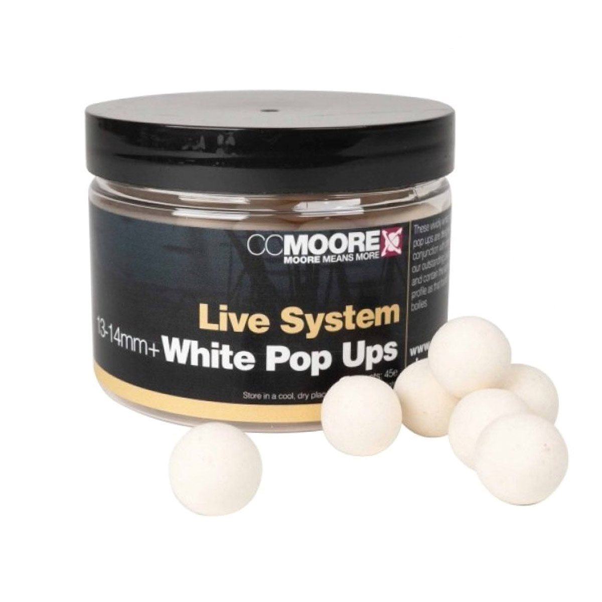 Cc moore Live System White Pop Ups 13-14mm