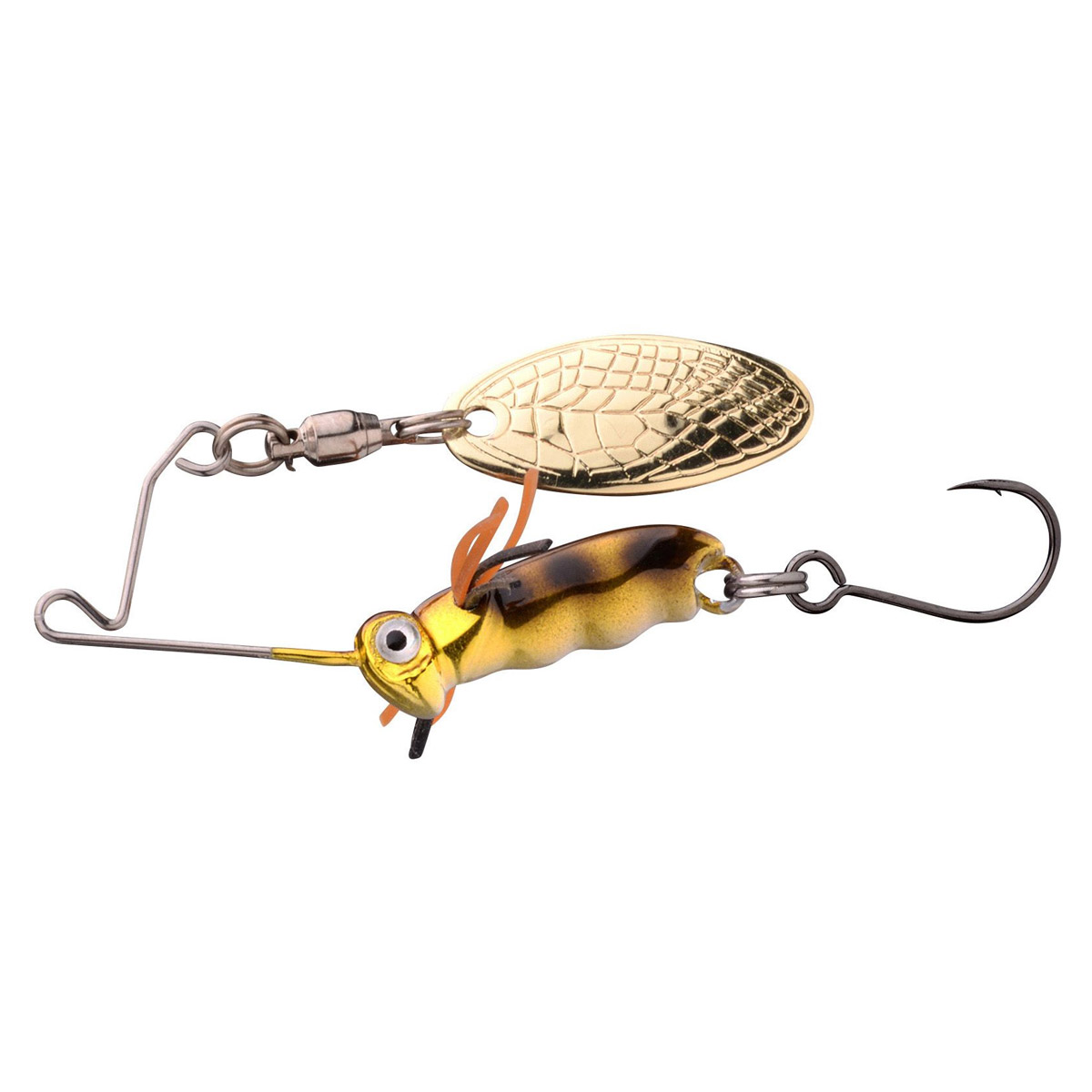 Spro Larva Micro Spinnerbait à hameçon simple 3,5 cm