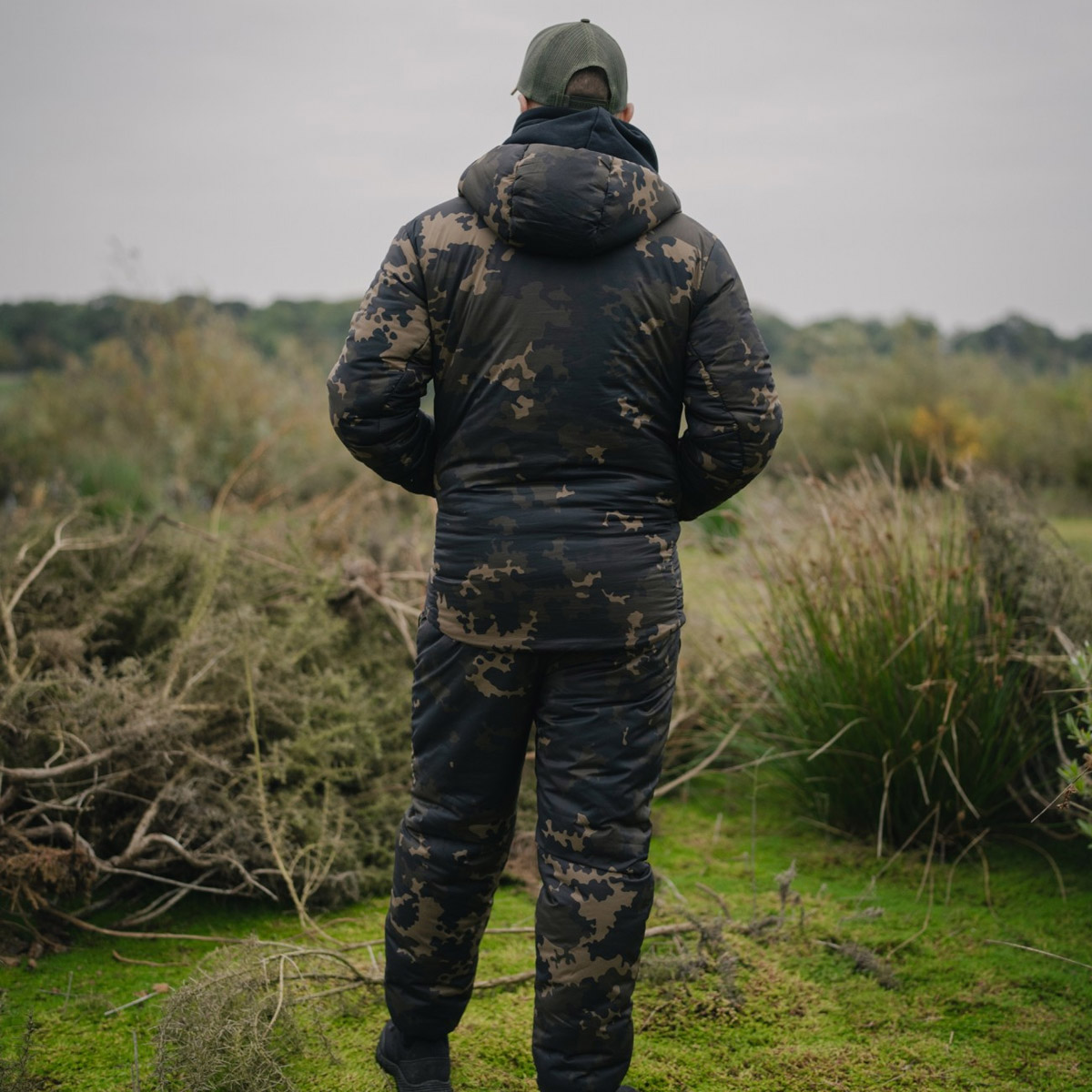 Korda Insulated Hooded Jacket - Dark Kamo