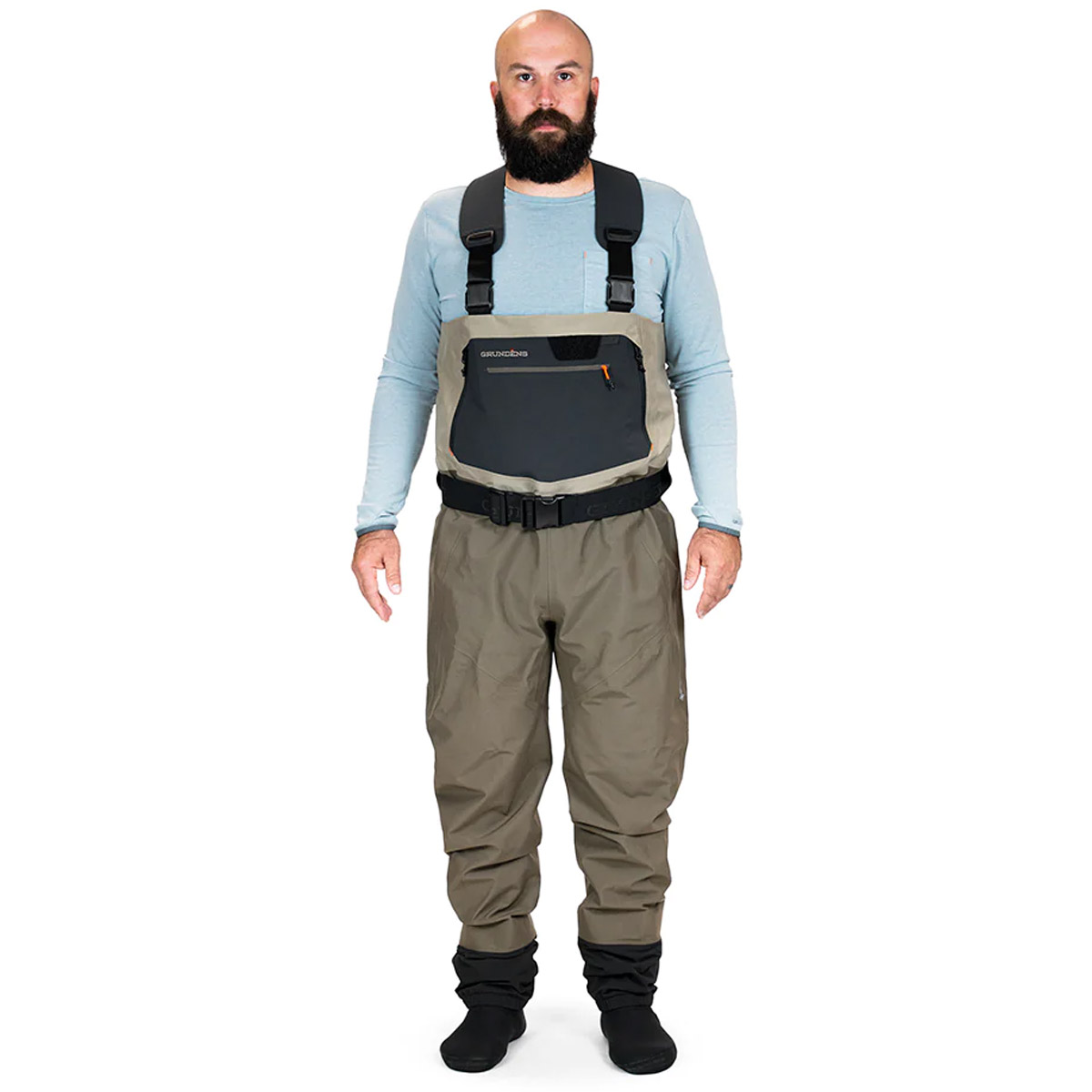 Waders Grundens Boundary Gore-Tex à pieds intégrés