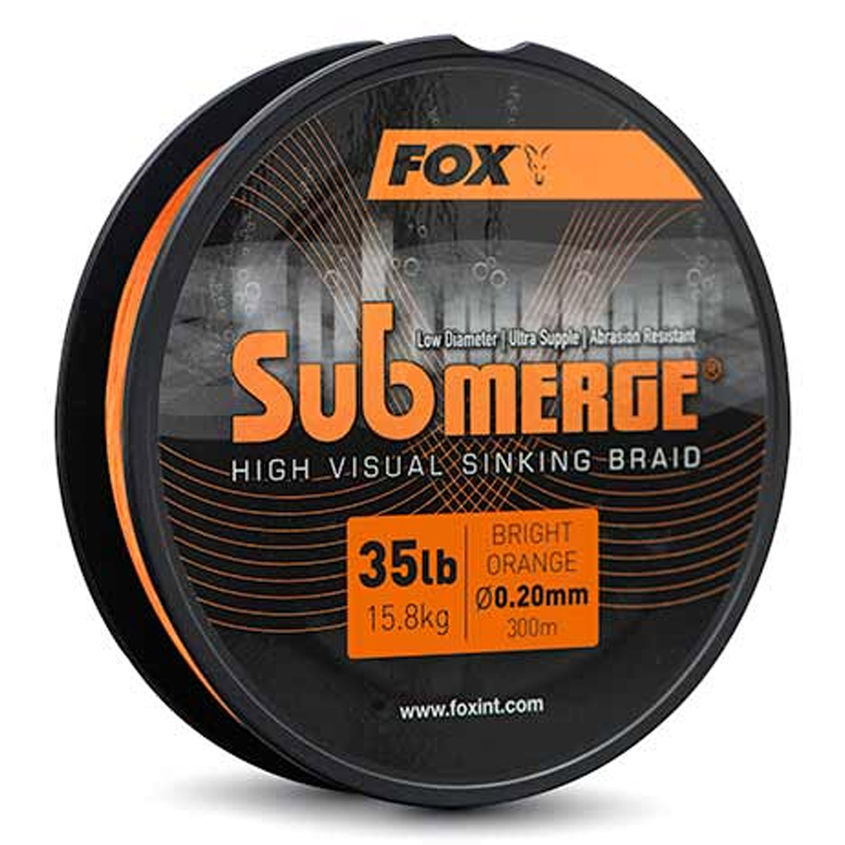 Fox Submerge Orange Sinking Braid 300 Meter