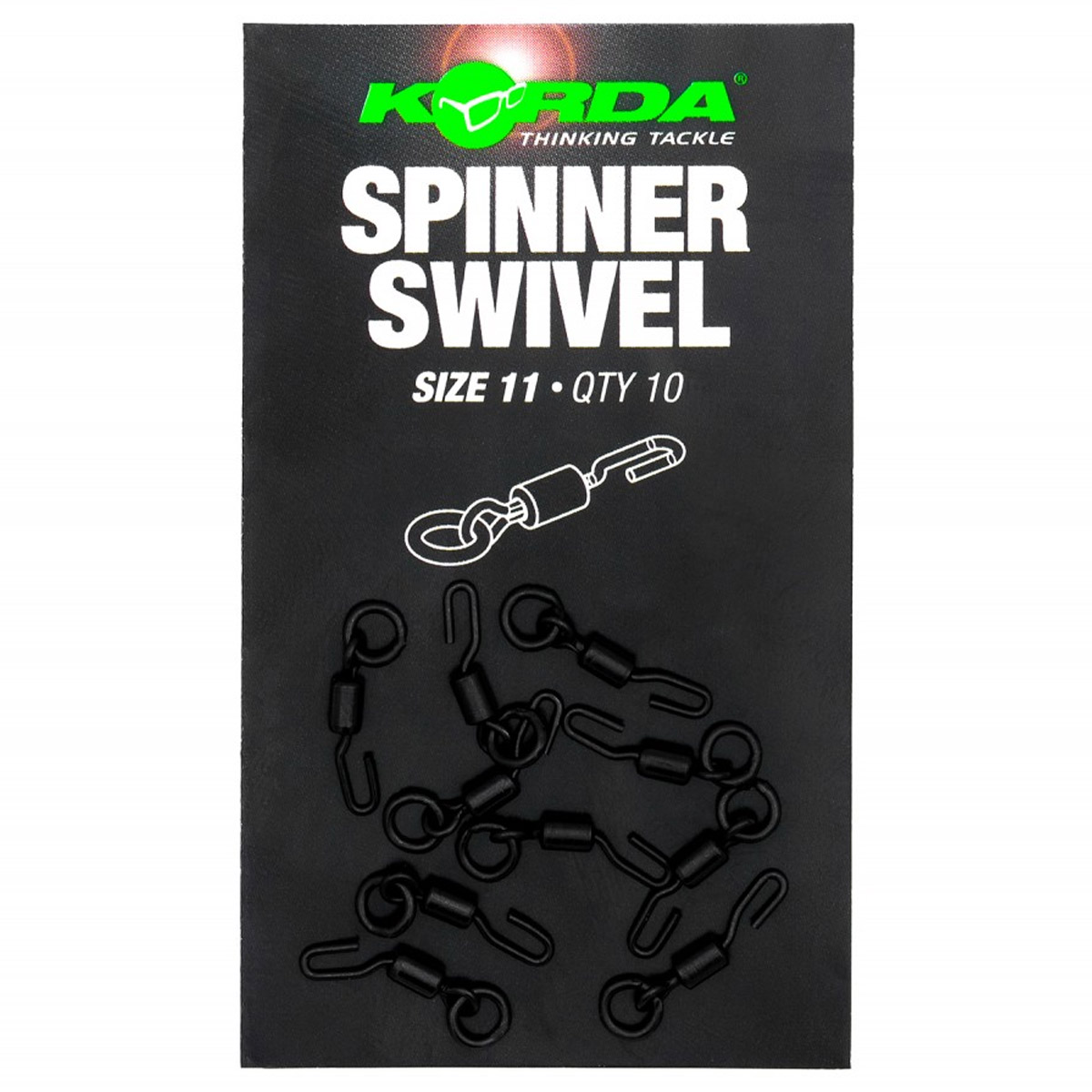 Korda Spinner Ring Swivel Size 11