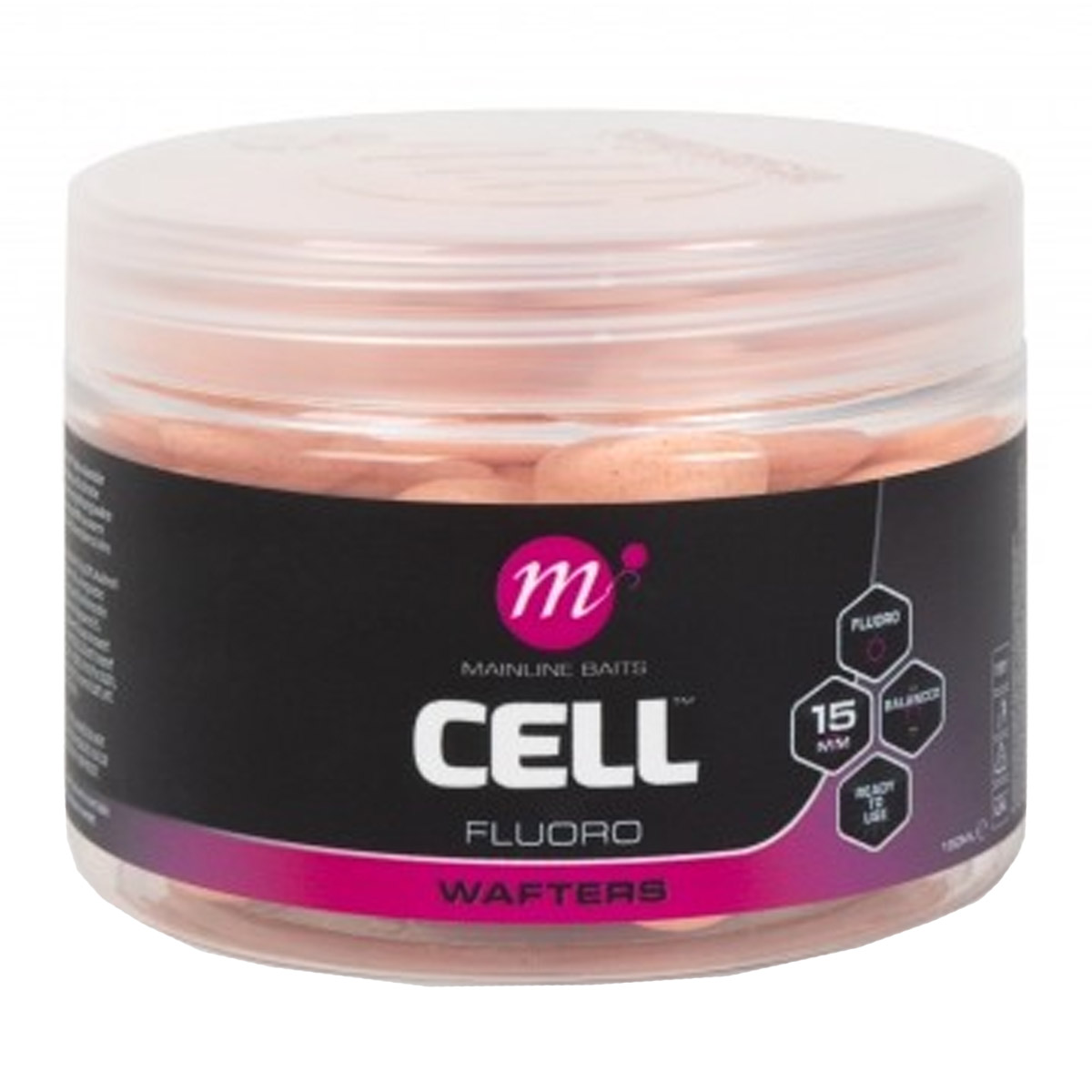 Mainline Fluoro Wafters Pink 15 MM 