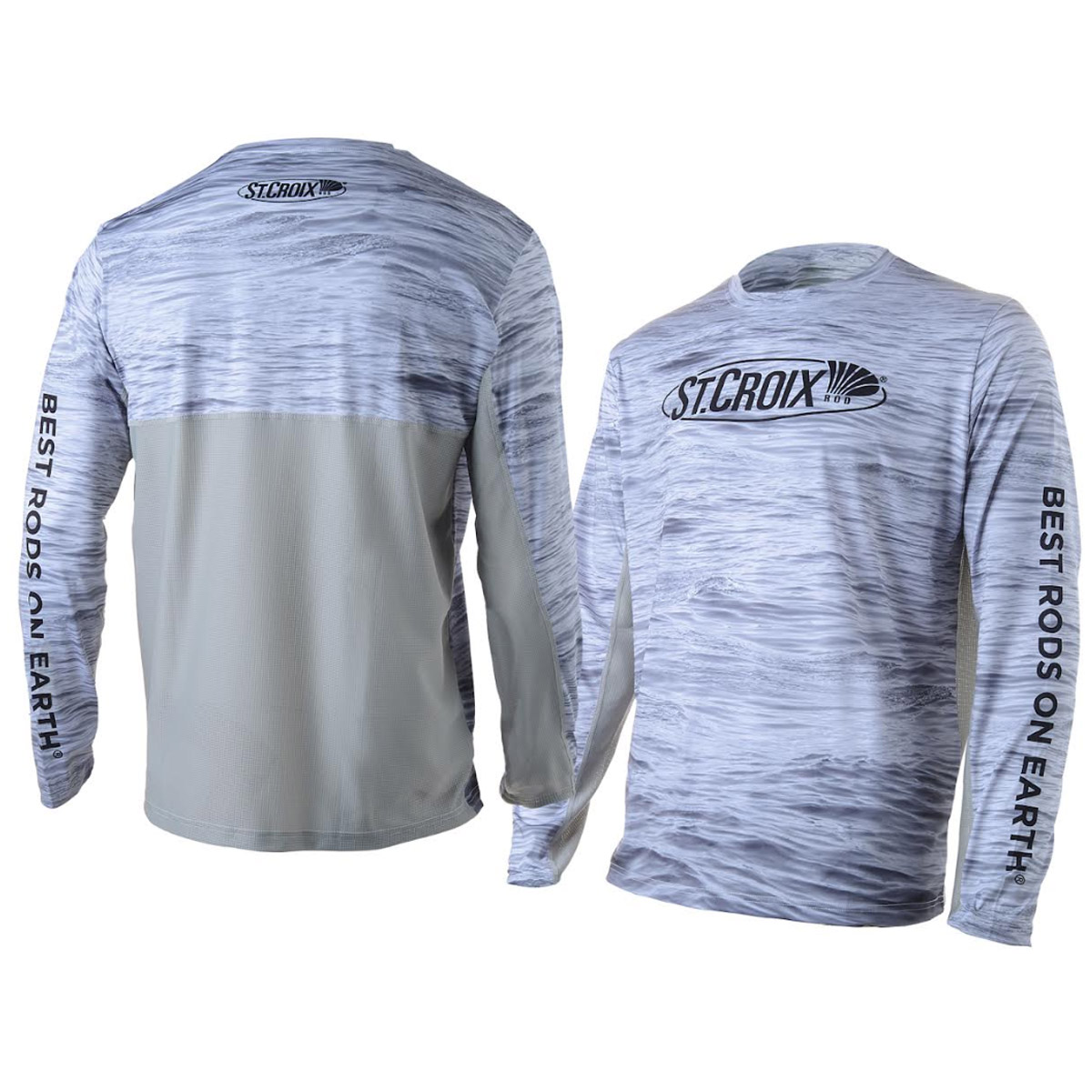 St Croix Tournament UV Shirt Camo Grey