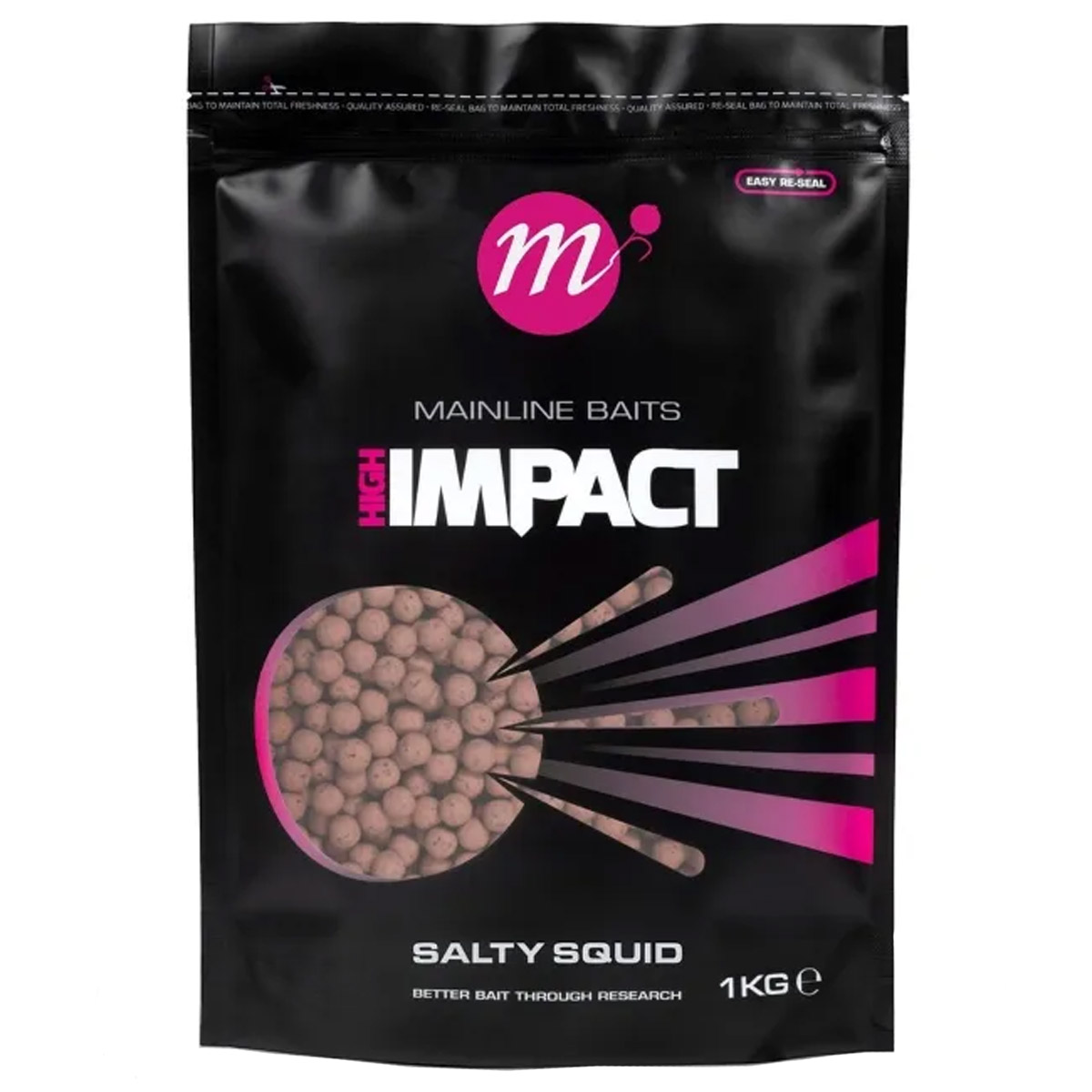 Mainline Hi Impact Boilies Salty Squid 1KG 