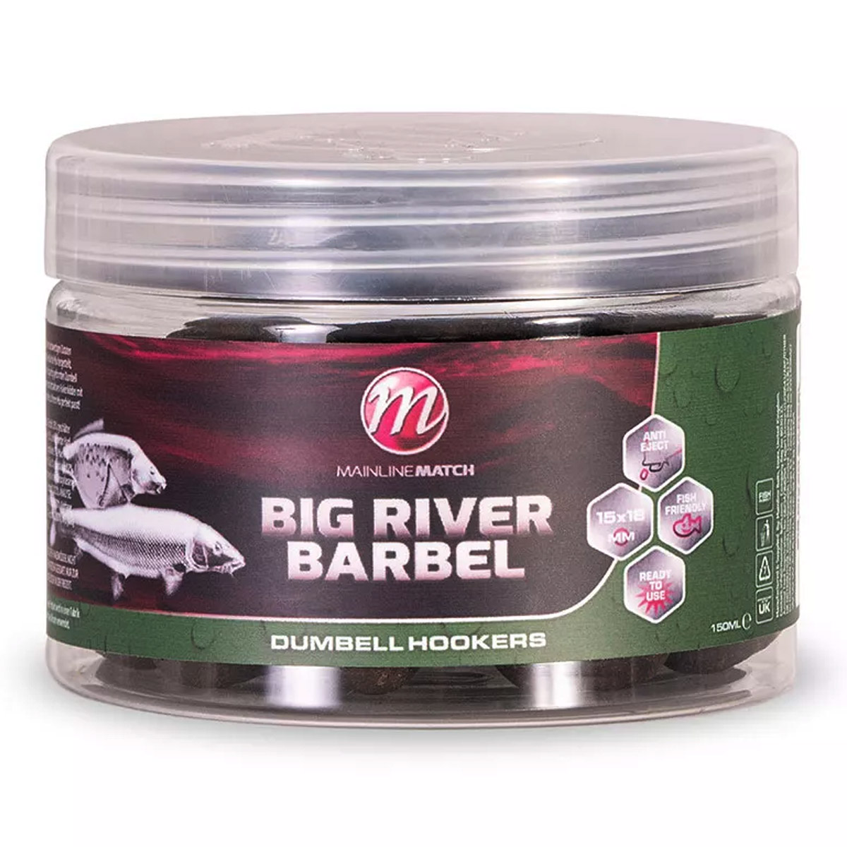 Mainline Big River Barbel Dumbell Hookbaits