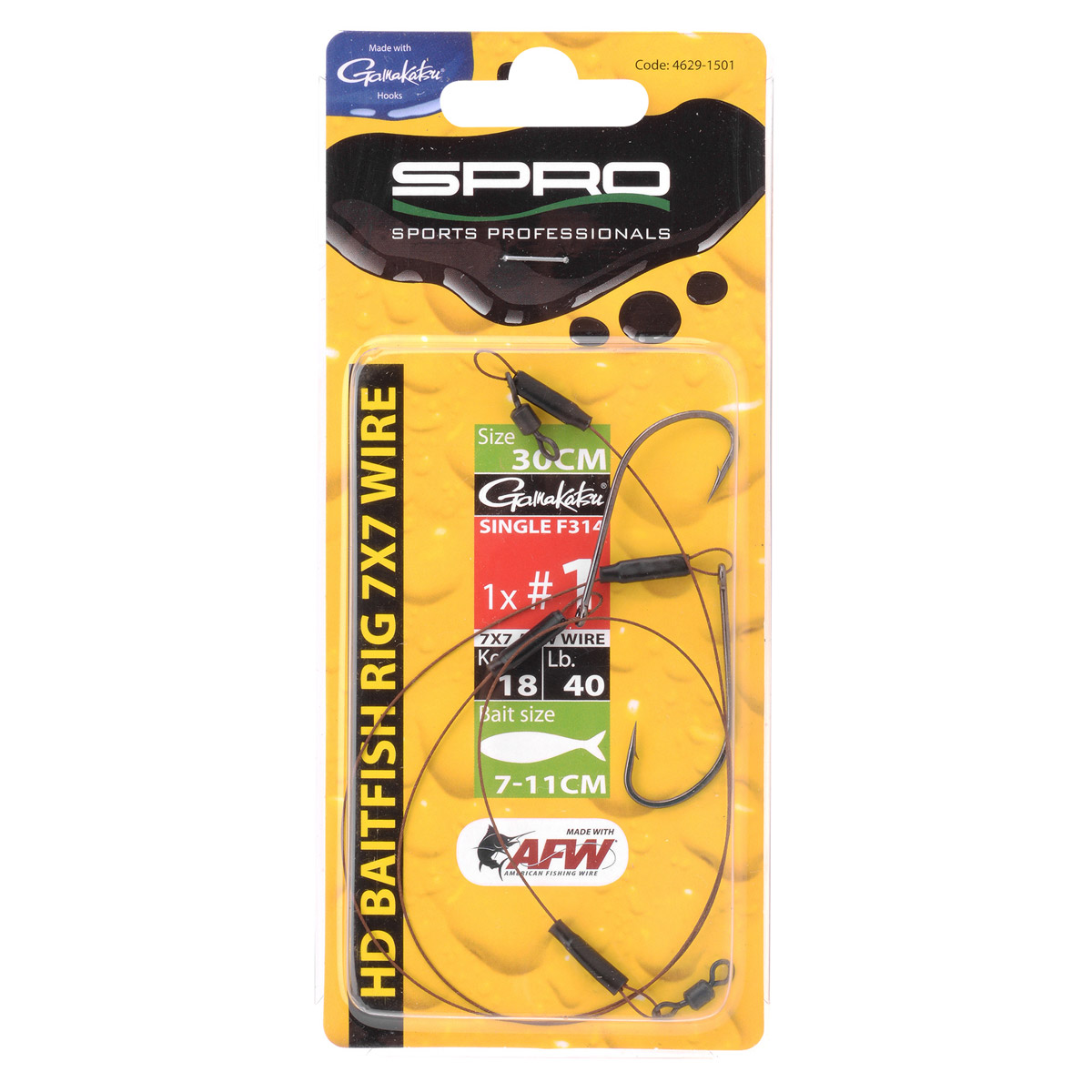 Spro Heavy Duty Baitfish Rig 7x7 AFW
