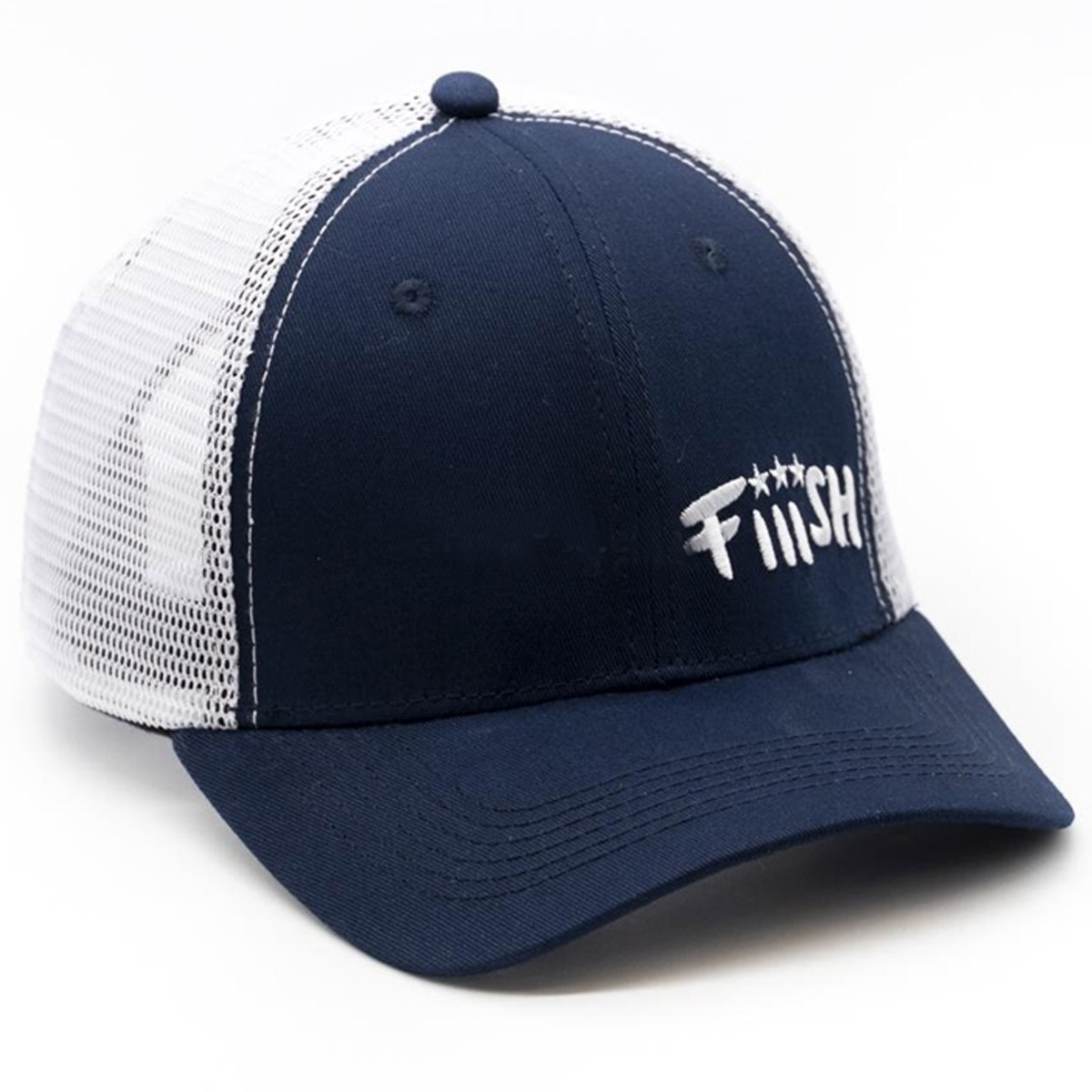 Fiiish Trucker Cap - Blue White