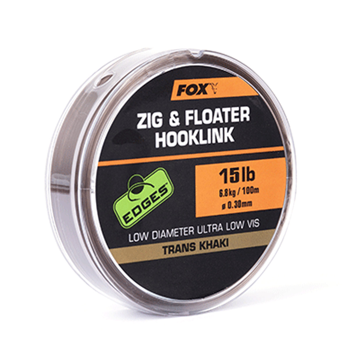 Fox Edges Zig & Floater Hooklink Trans Khaki