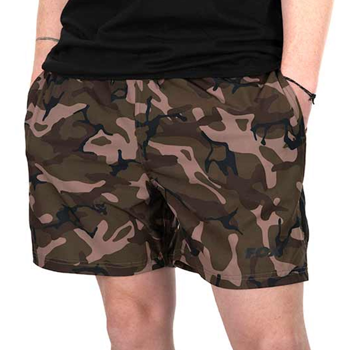 Fox Black/Camo LW Swim Shorts