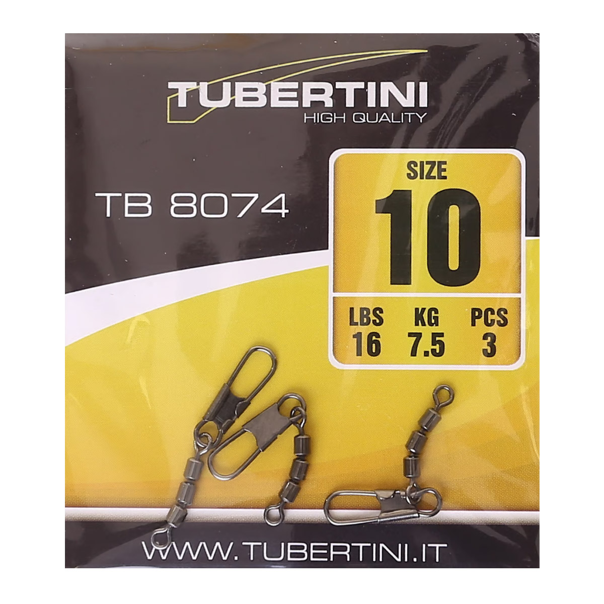 Tubertini Triple Snap Link Swivel TB 8074
