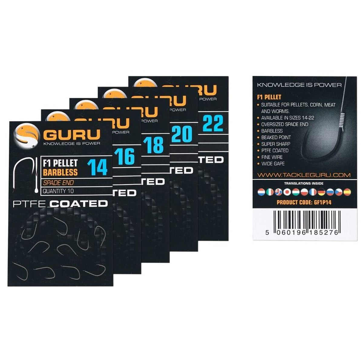 Guru F1 Pellet Hook - Spade End