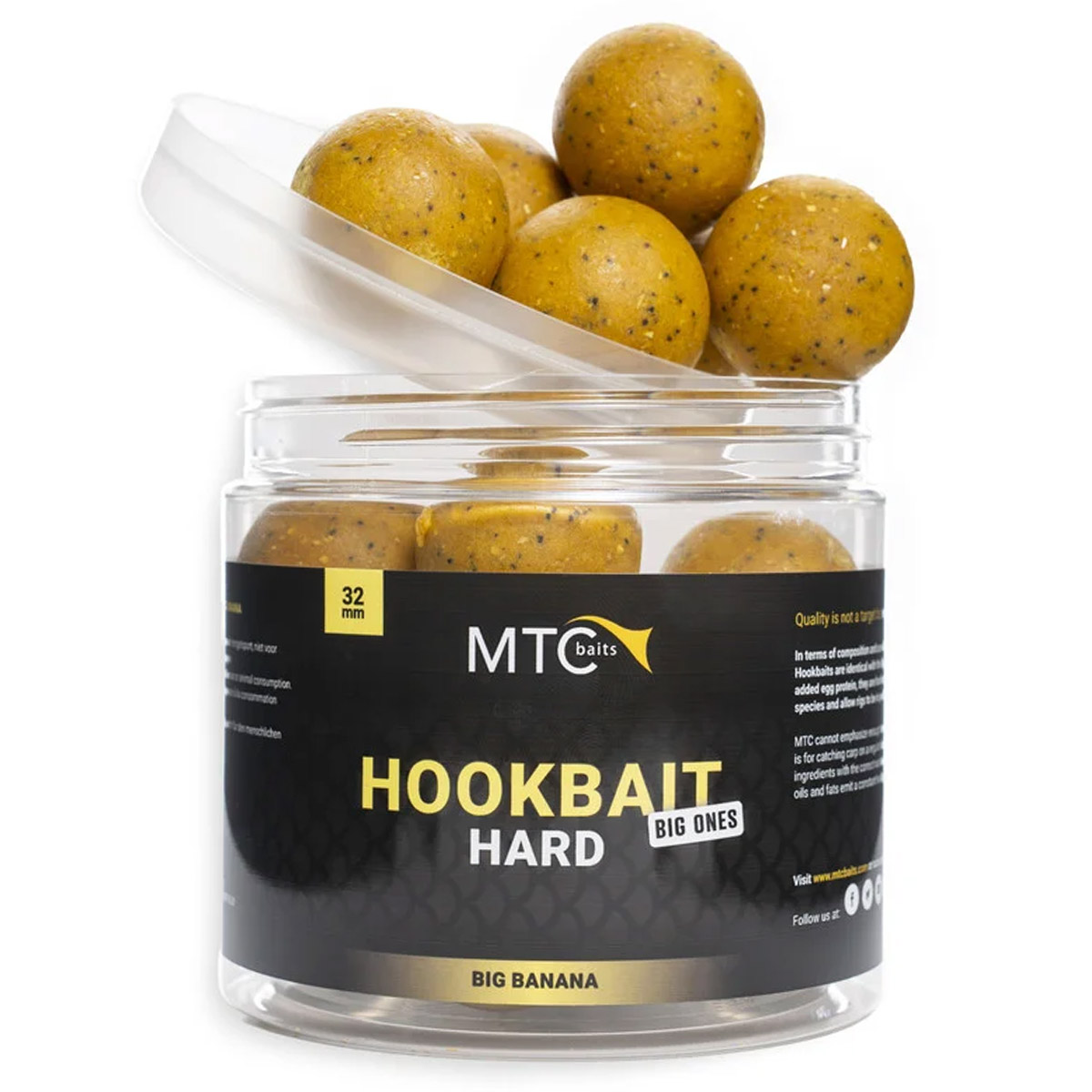 MTC Baits Hookbait Hard Big Banana 32 MM