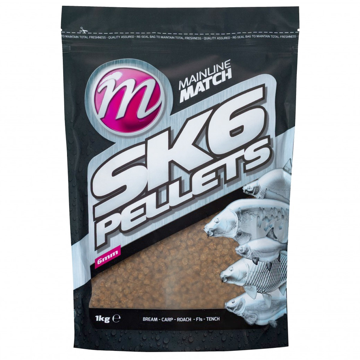 Mainline Match SK6 Pellets 1 KG 6MM 