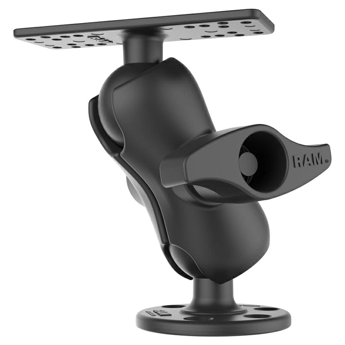 RAM Mount 6.25" x 2" Plate W D Ball Short Arm