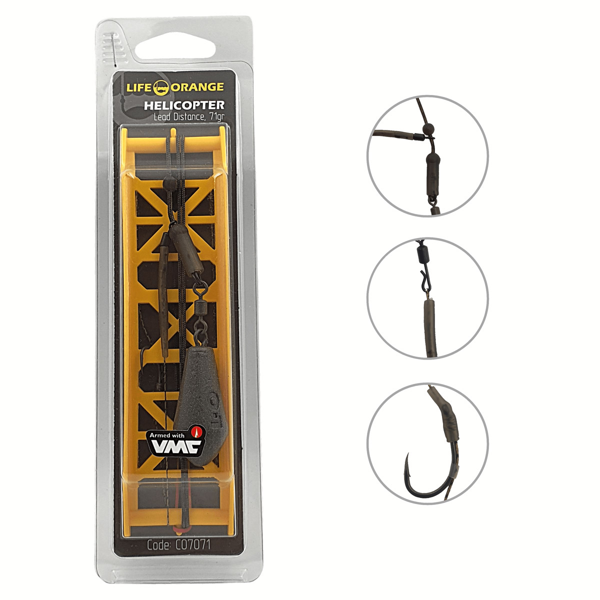 Life Orange Helicopter Distance Carp Rig