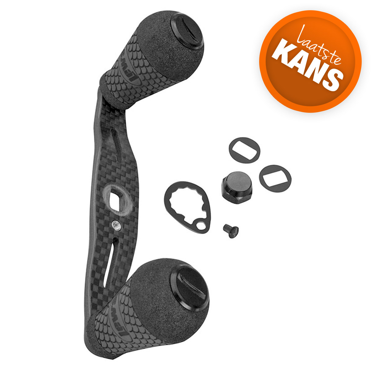 Lew's Carbon Black Winn Grip Handle