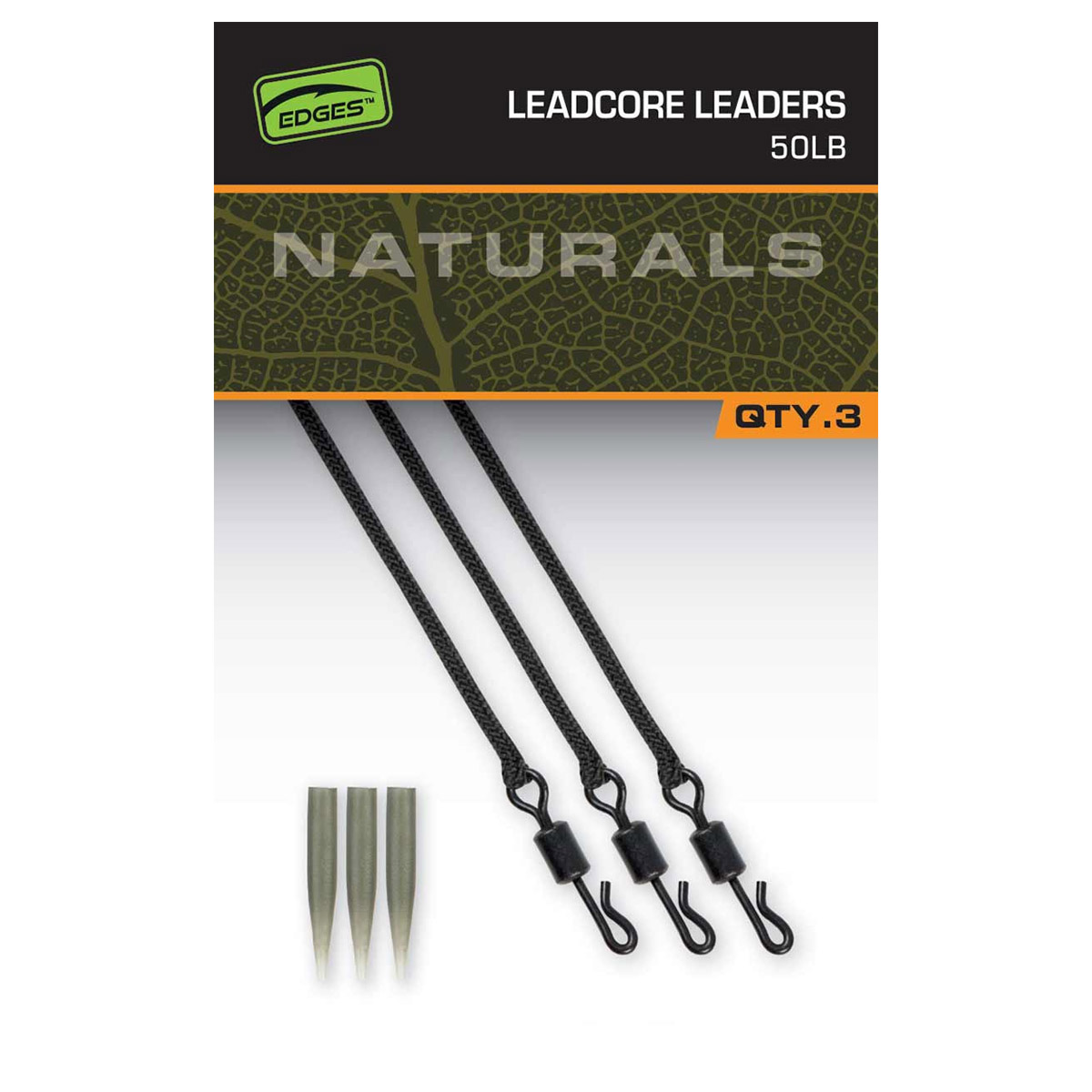 Fox Edges Naturals Leadcore Leaders