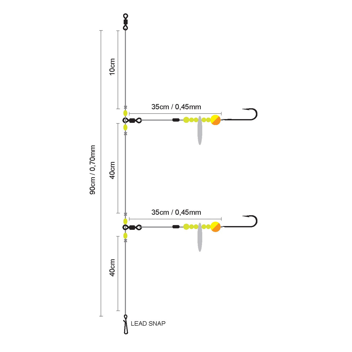 Spro 09 Salt Rig Blade Citrus
